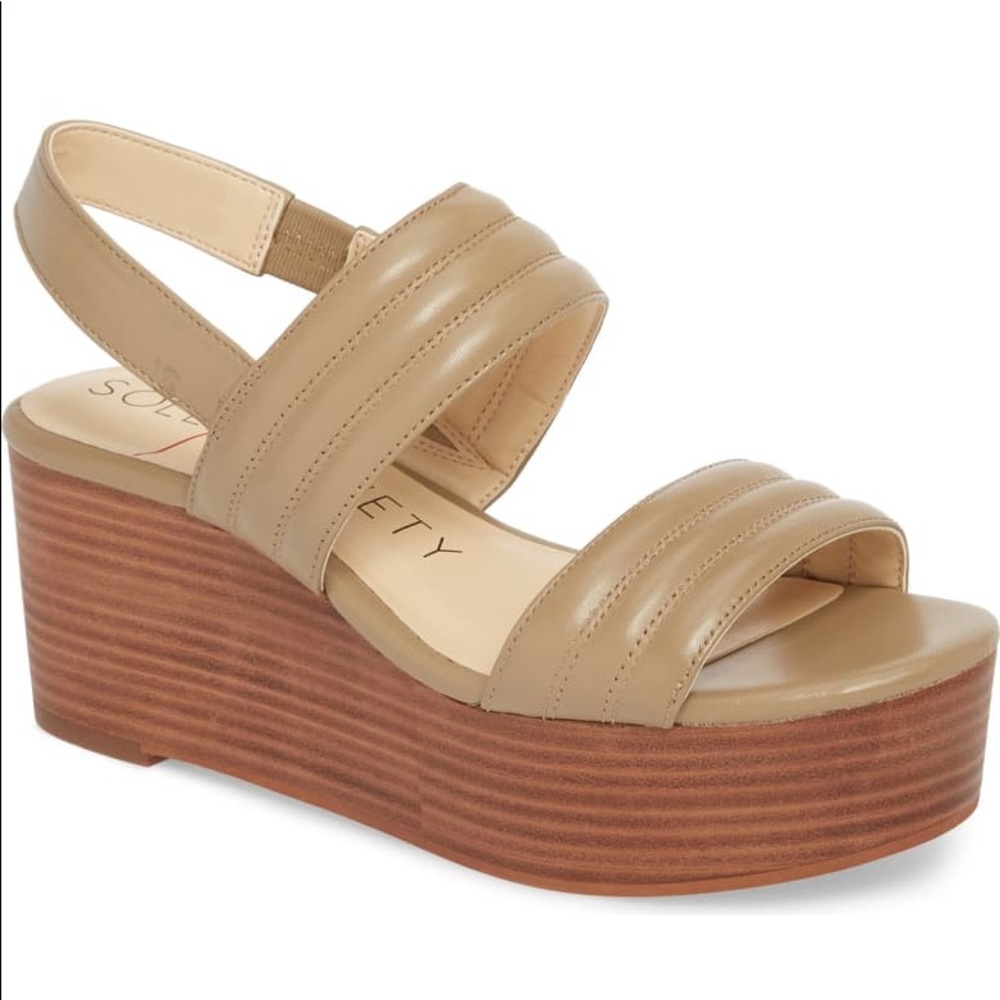 Sole Society Platform Wedge Sandals
